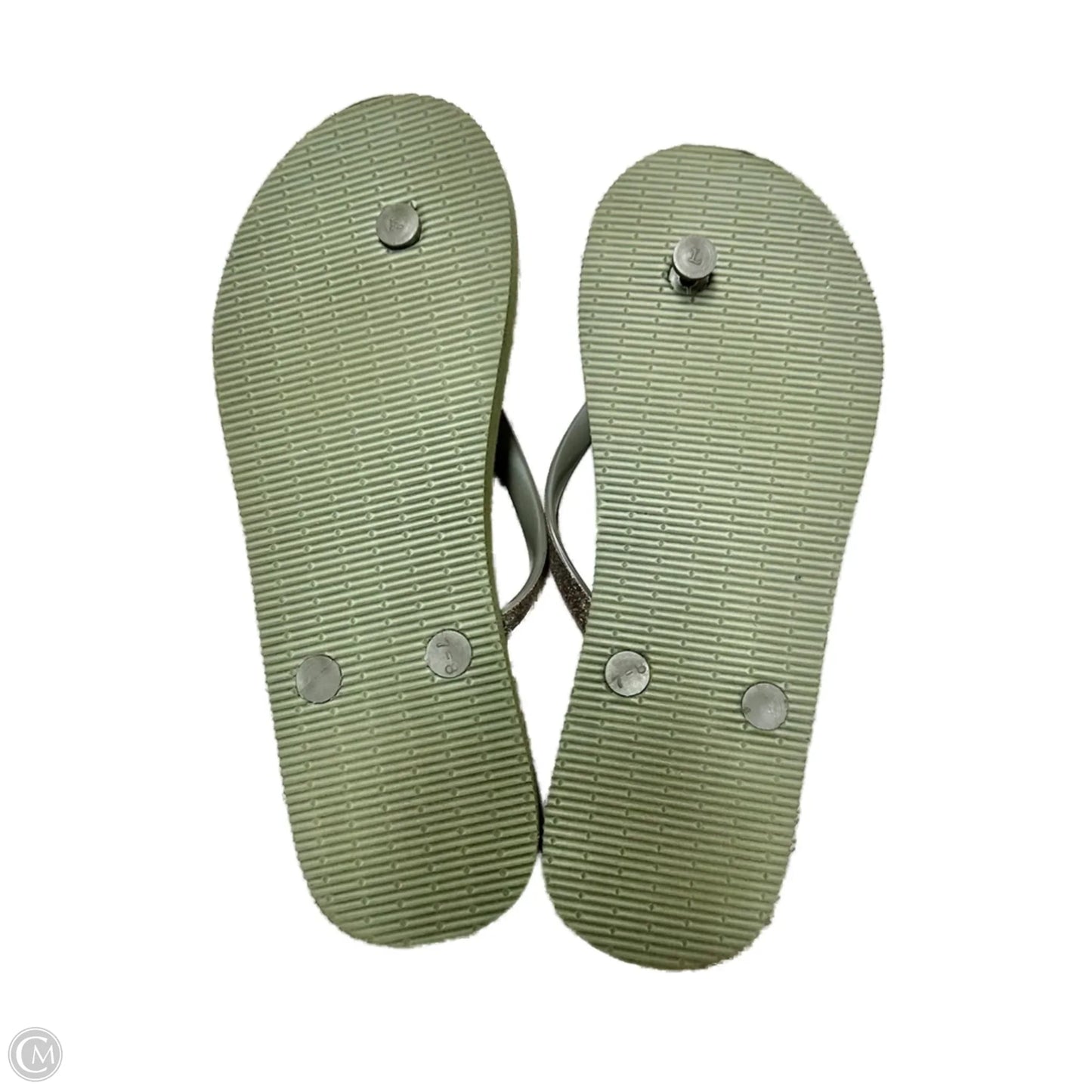 Sandals Flip Flops By Aeropostale In Green, Size: 7