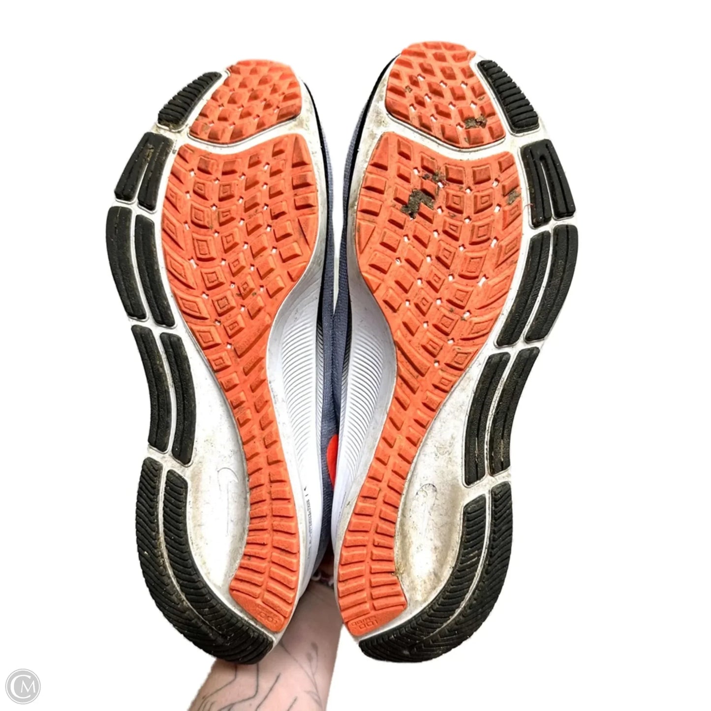 Shoes Athletic By Nike In Blue & Orange, Size: 8