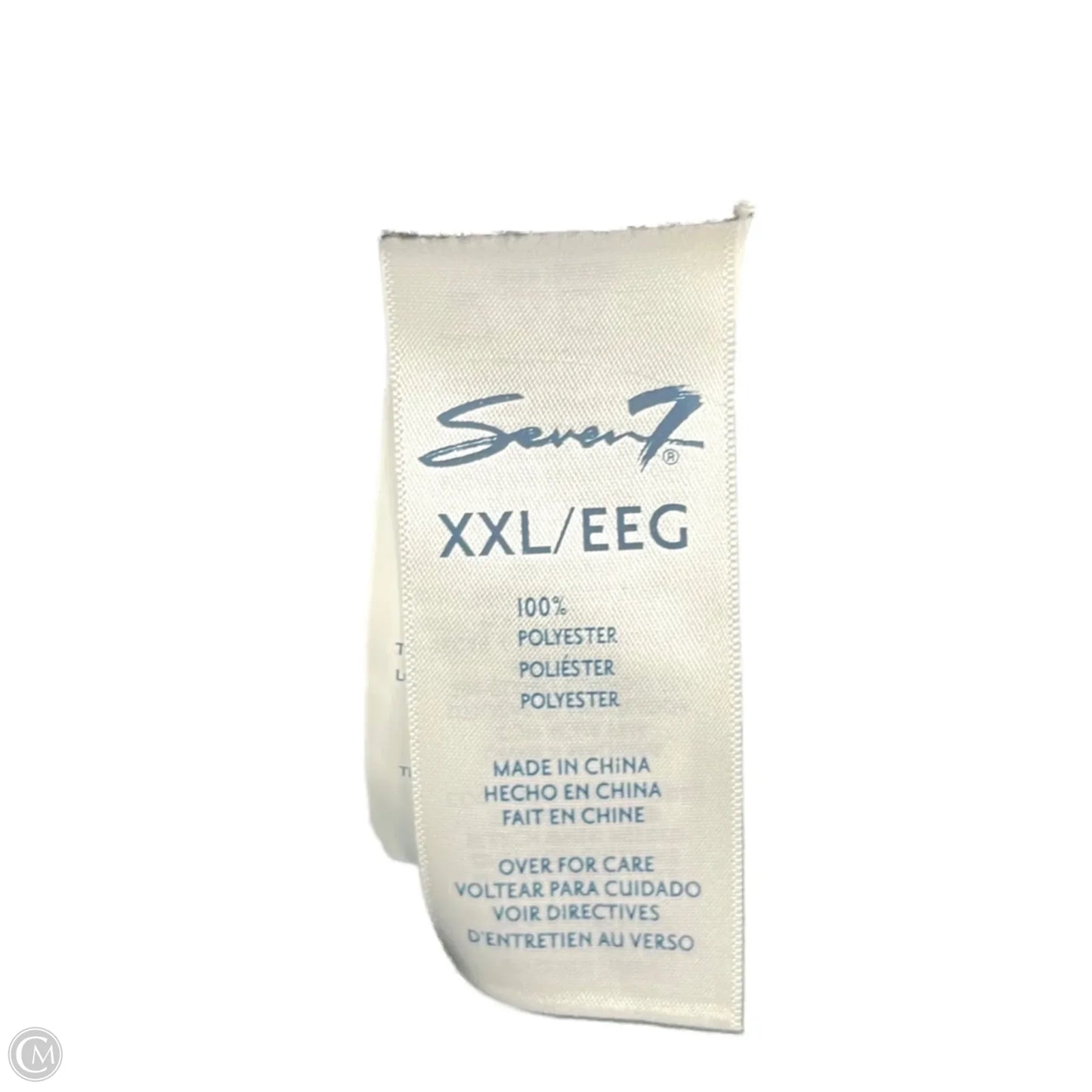 Jacket Faux Fur & Sherpa By Seven 7 In Black & Grey, Size: Xxl