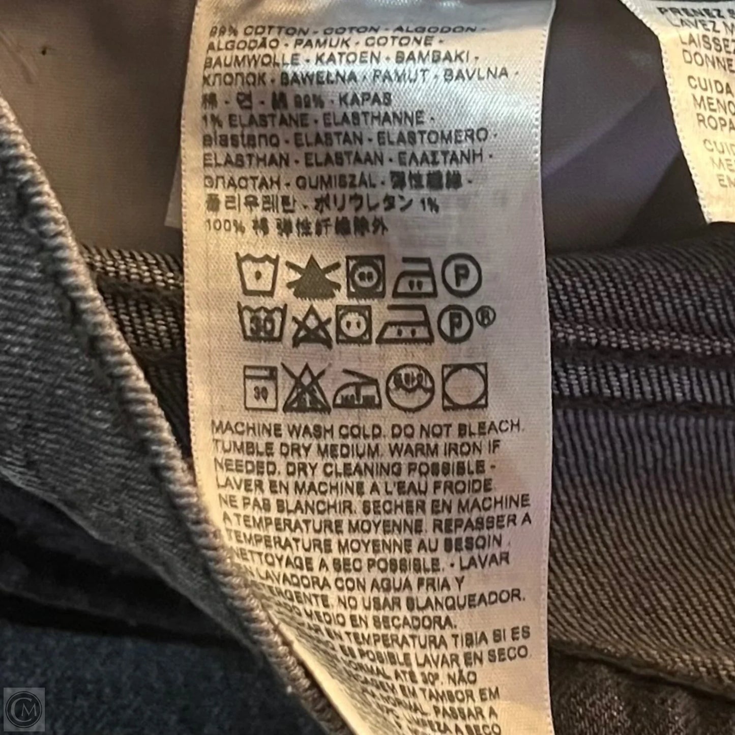 Jeans Straight By Levis In Grey Denim, Size: 8