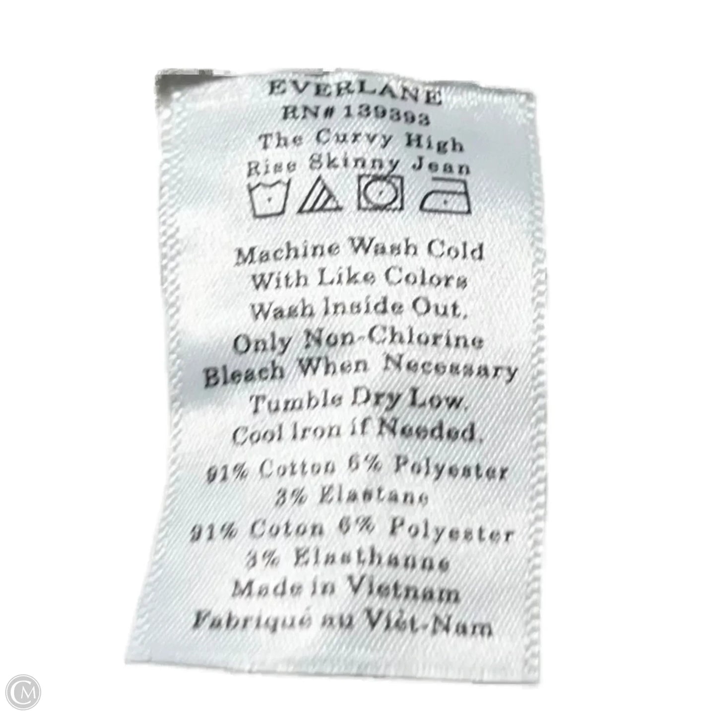 Jeans Skinny By Everlane In White Denim, Size: 4