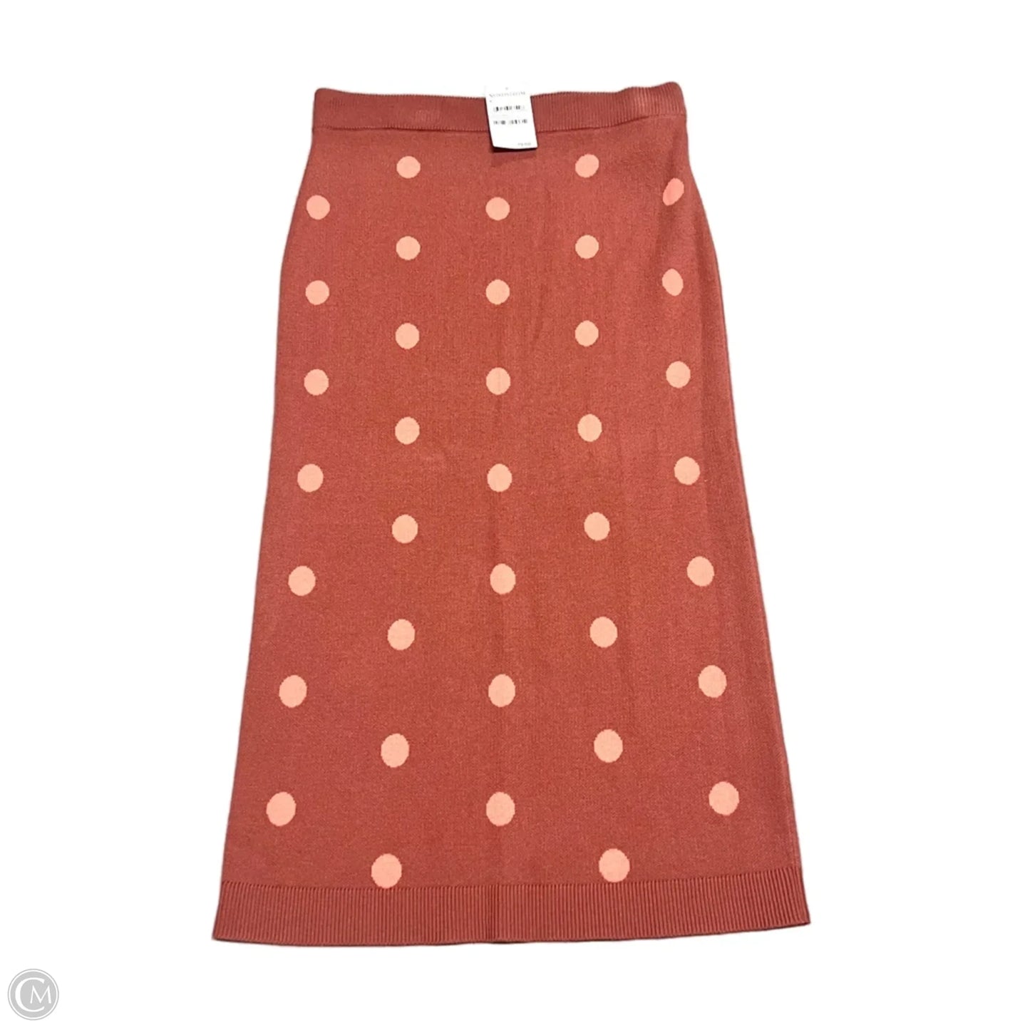 Skirt Midi By Halogen In Orange, Size: S