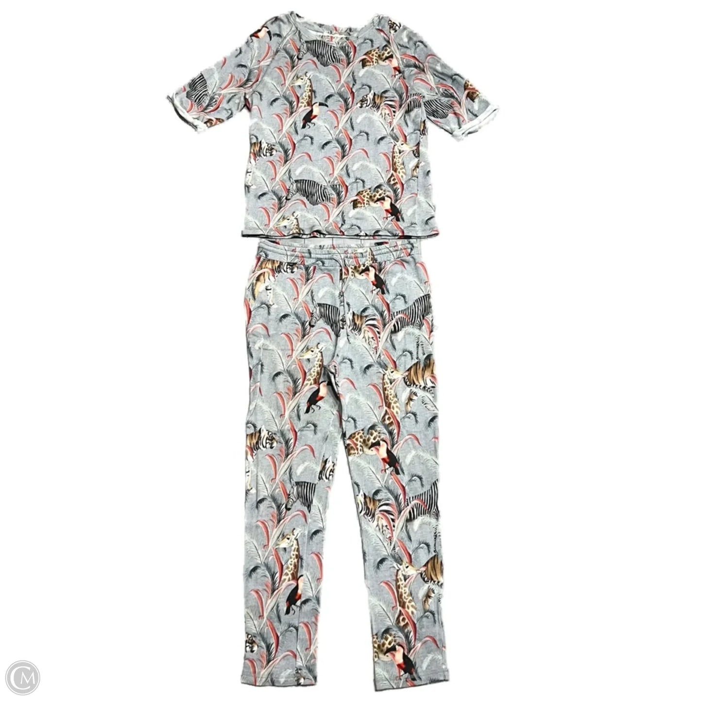 Pants Set 2pc By Paul and Joe In Grey & Orange, Size: M