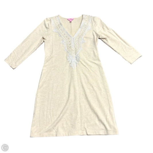 Dress Designer By Lilly Pulitzer In Tan, Size: S