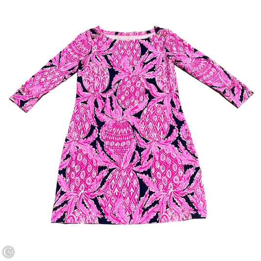 Dress Designer By Lilly Pulitzer In Pink & Purple, Size: S
