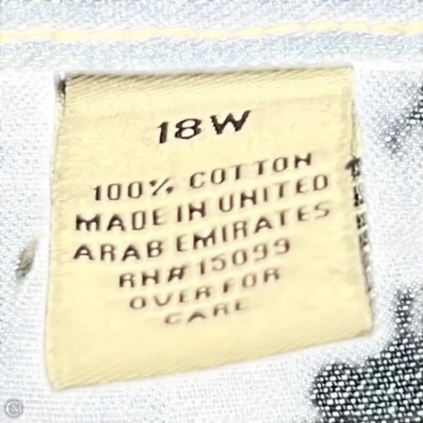 Skirt Maxi By Covington In Blue Denim, Size: 18