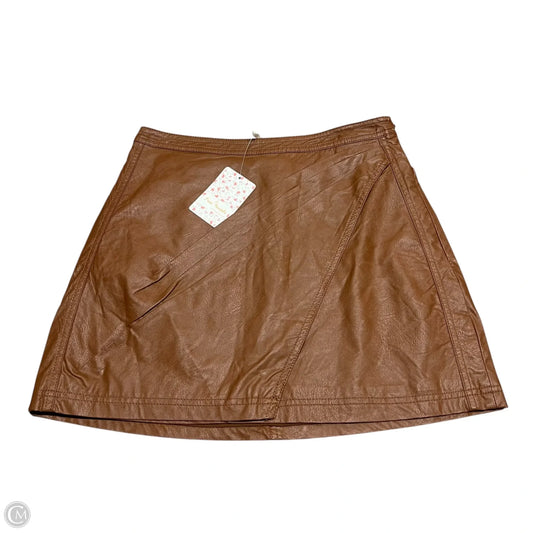 Skirt Mini & Short By Free People In Brown, Size: 4