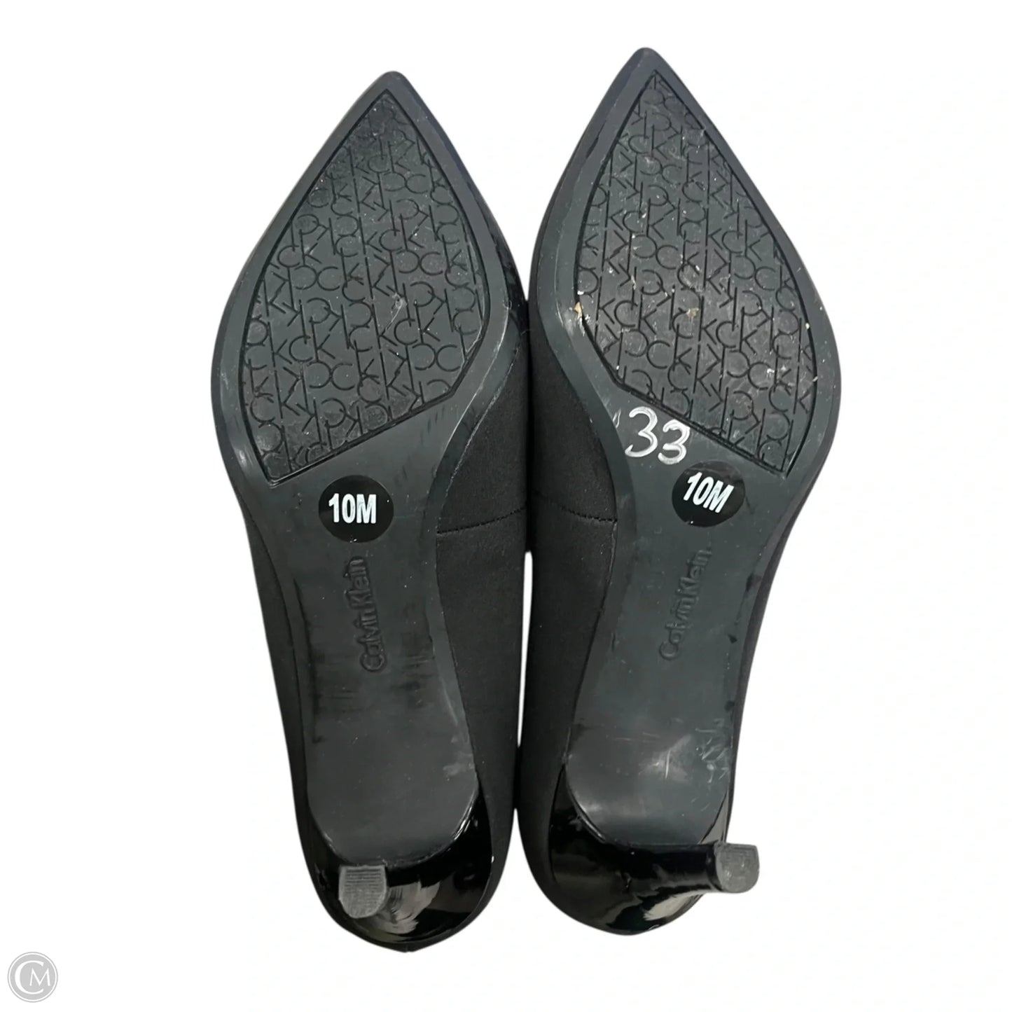 Shoes Heels Stiletto By Calvin Klein In Black, Size: 10
