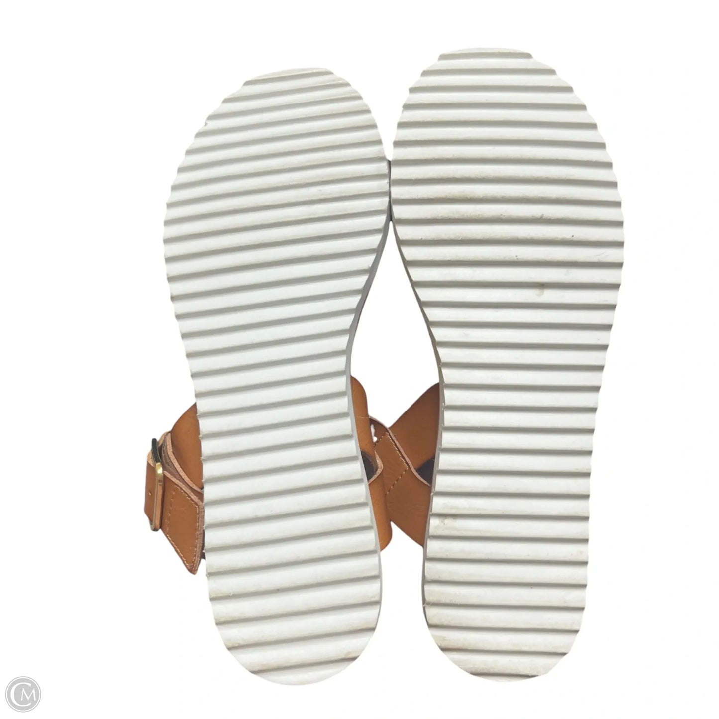 Sandals Flats By Bobs In Tan, Size: 8