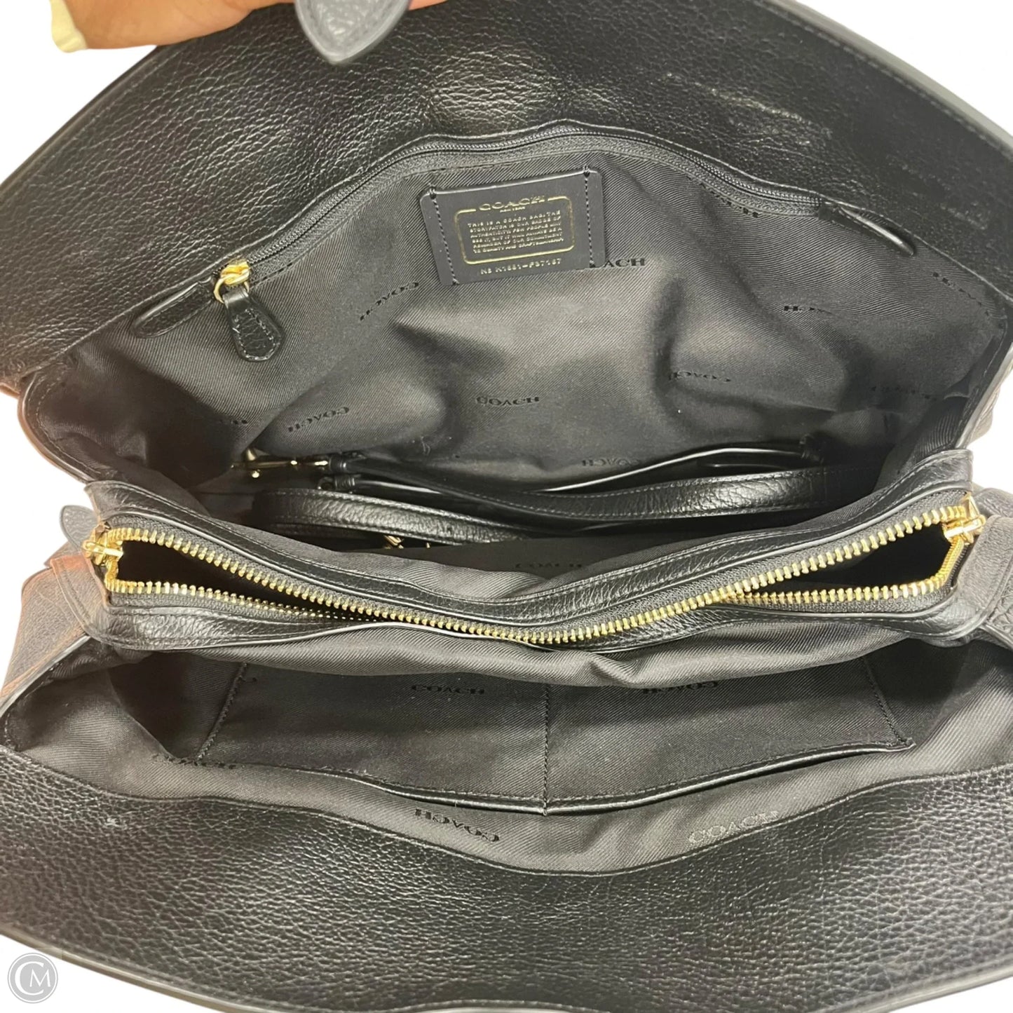 Handbag Designer By Coach, Size: Medium