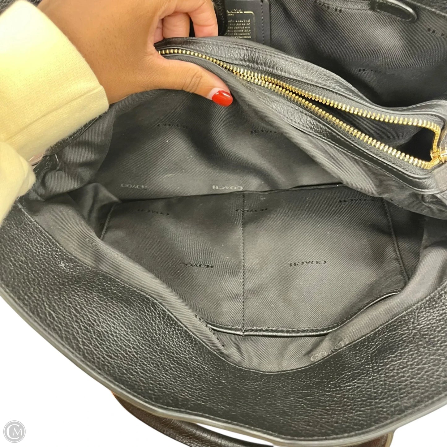 Handbag Designer By Coach, Size: Medium