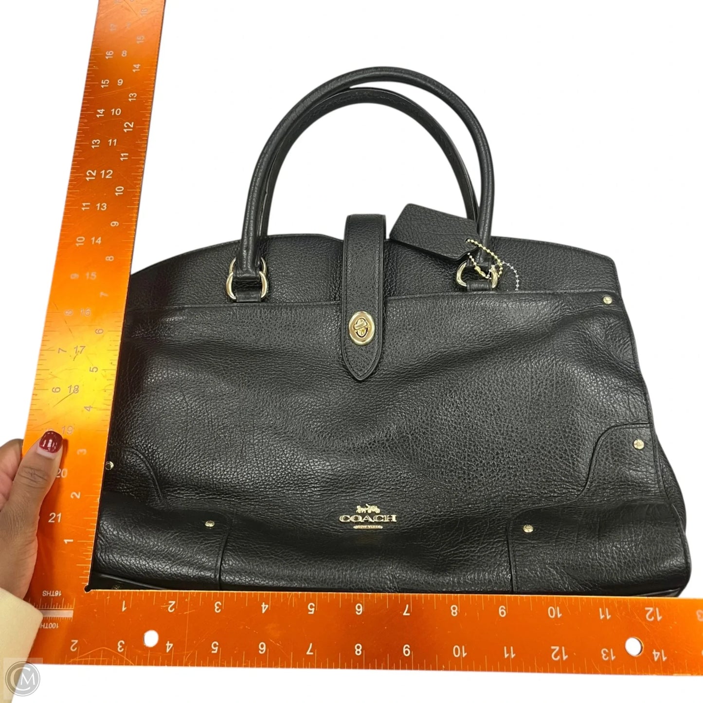 Handbag Designer By Coach, Size: Medium
