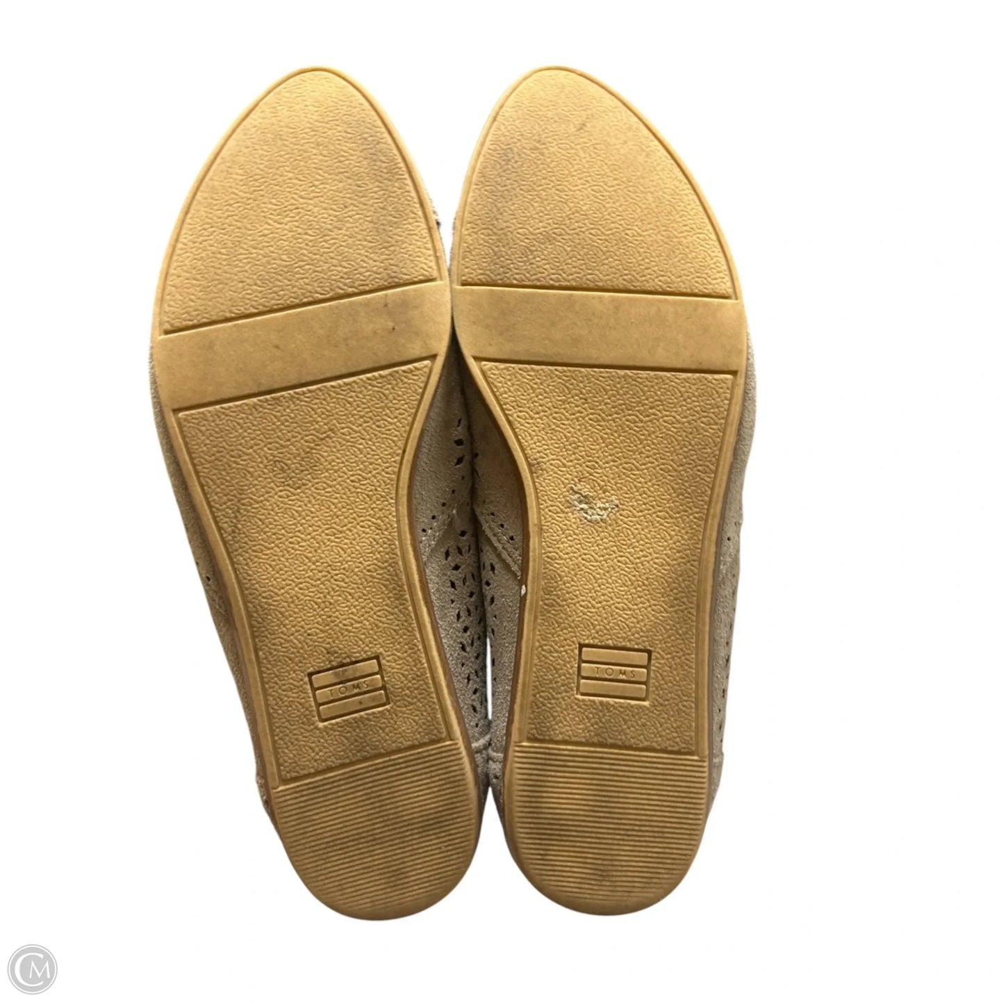 Shoes Flats By Toms In Taupe, Size: 7