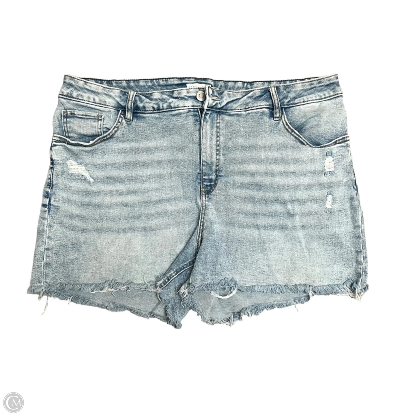 Shorts By Ava & Viv In Blue, Size: 2x