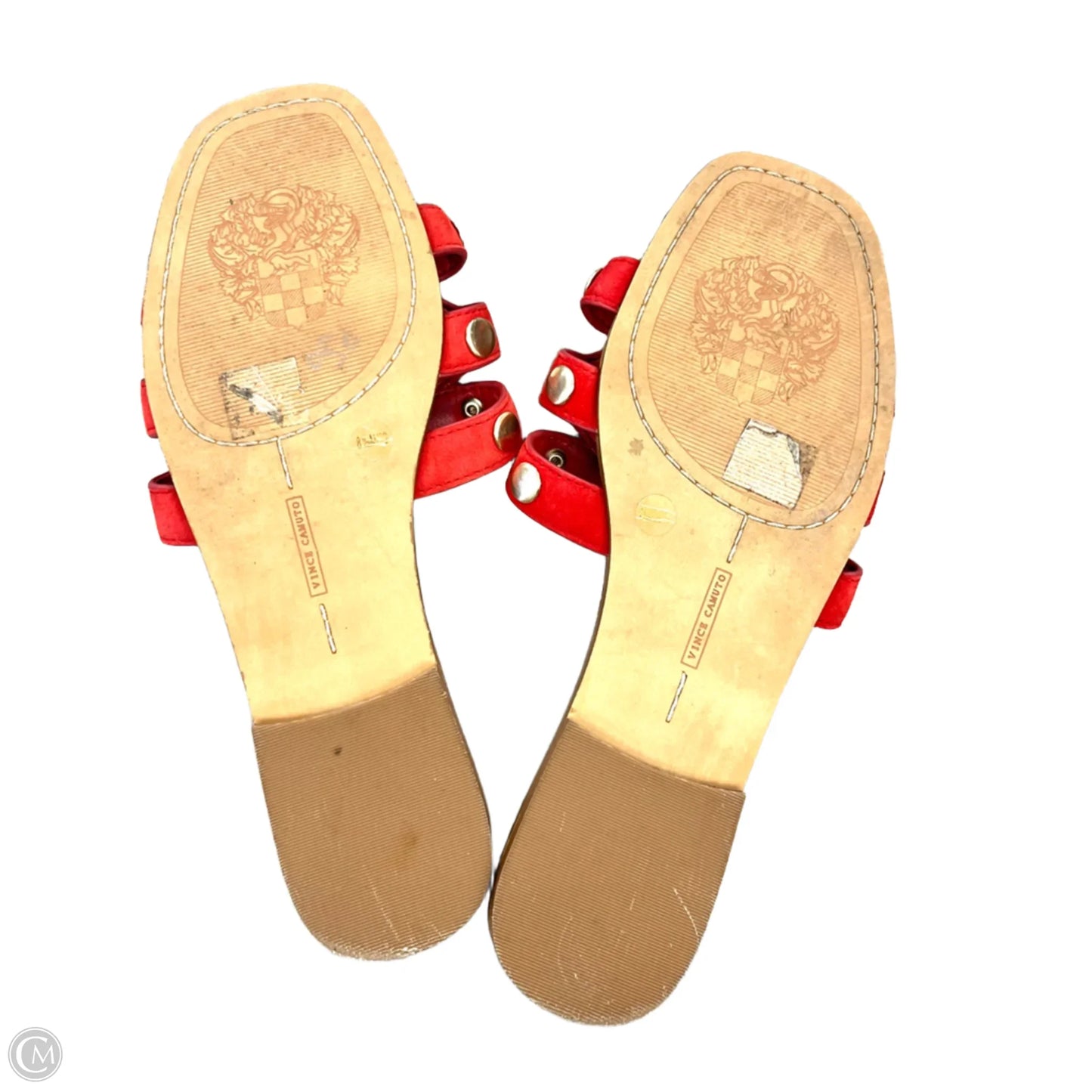 Sandals Flats By Vince Camuto In Red, Size: 8