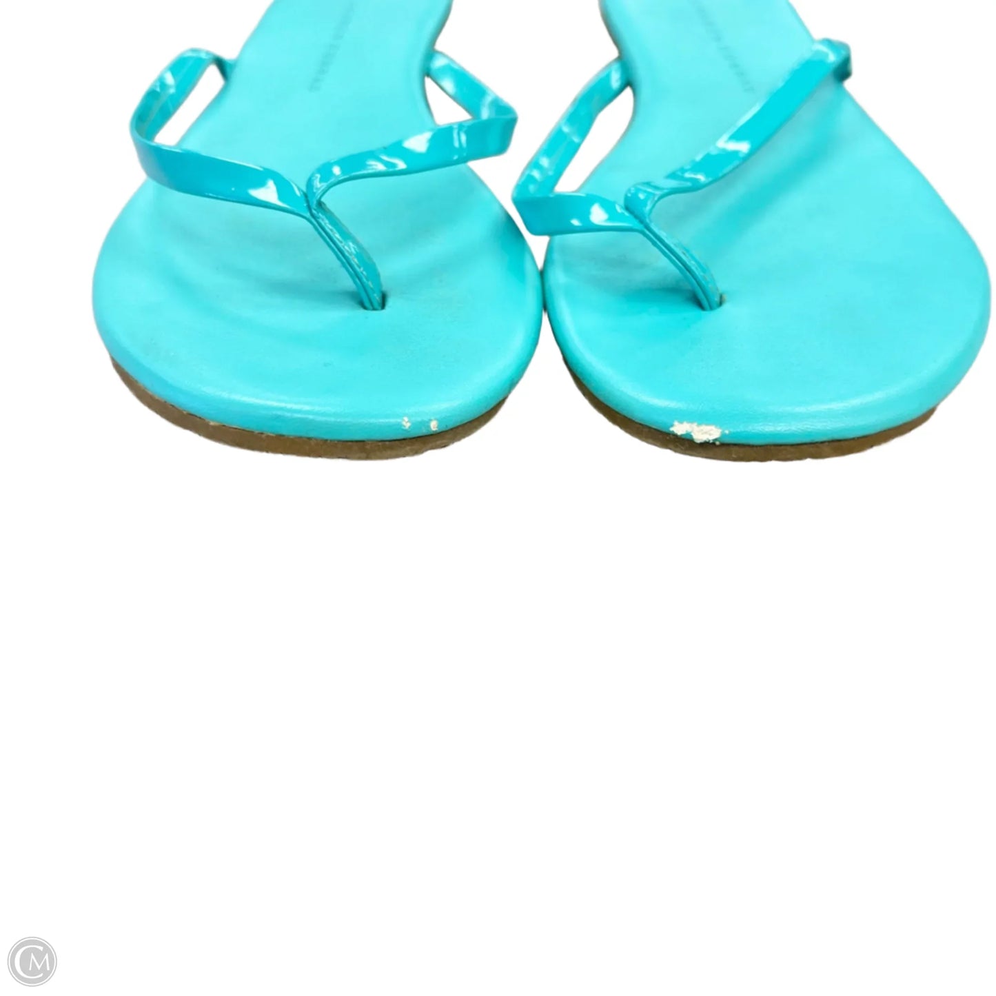 Sandals Flats By Lc Lauren Conrad In Aqua, Size: 8