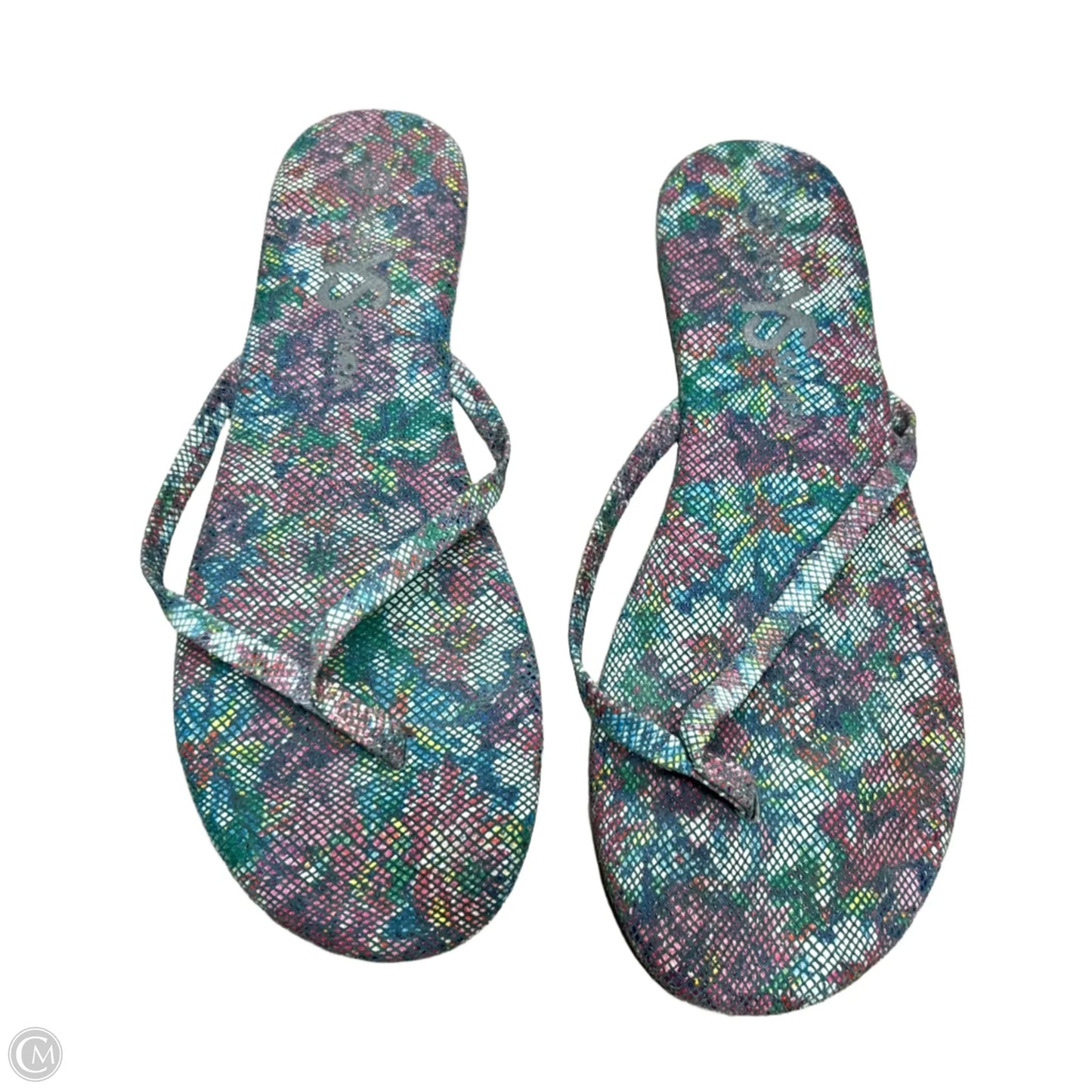 Sandals Flats By YS Samra In Multi-colored, Size: 8