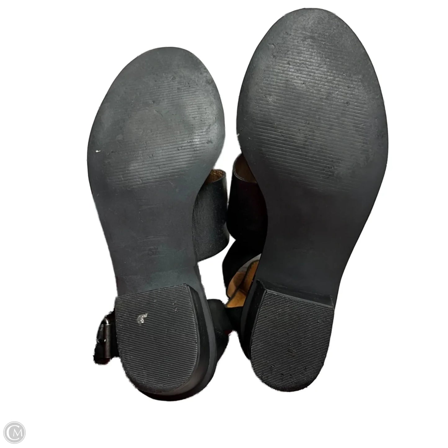 Sandals Heels Block By Madewell In Black, Size: 6.5