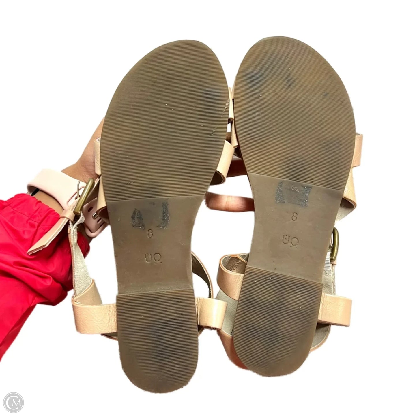 Sandals Flats By Urban Outfitters In Tan, Size: 8