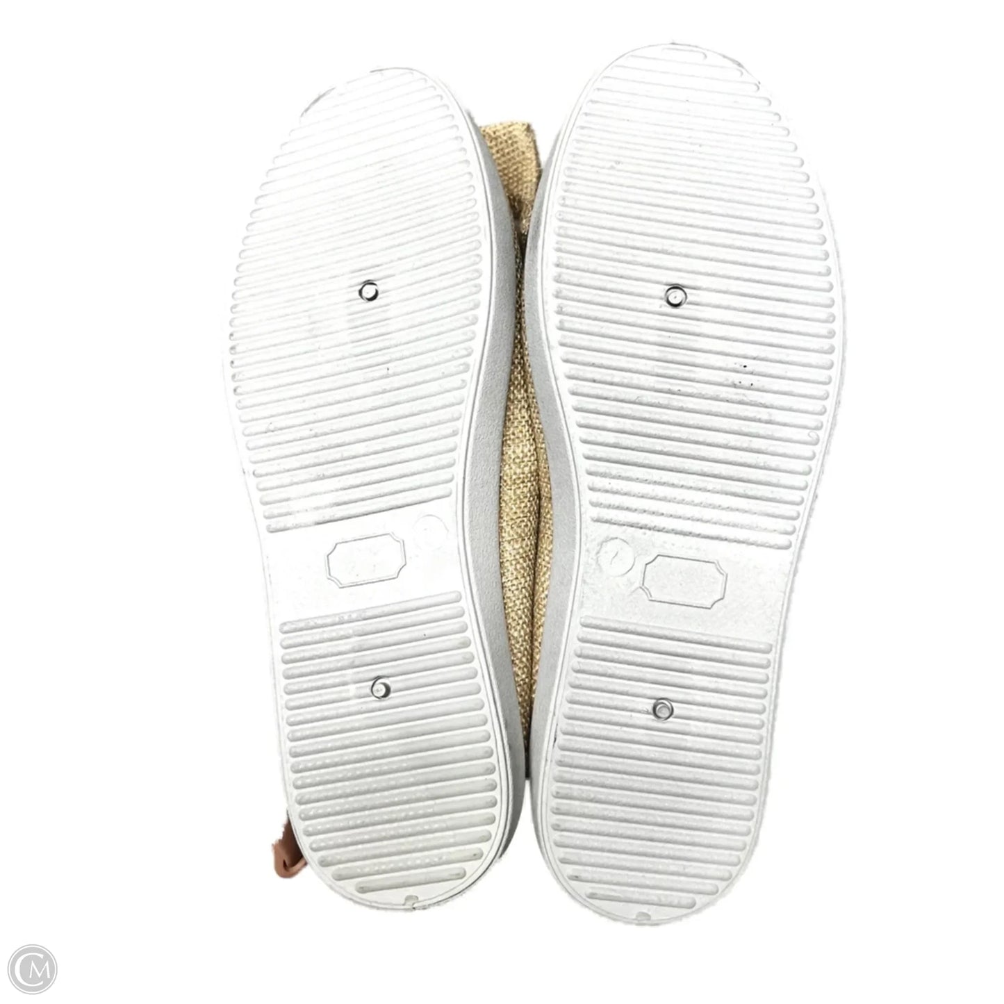 Shoes Flats In Beige, Size: 7