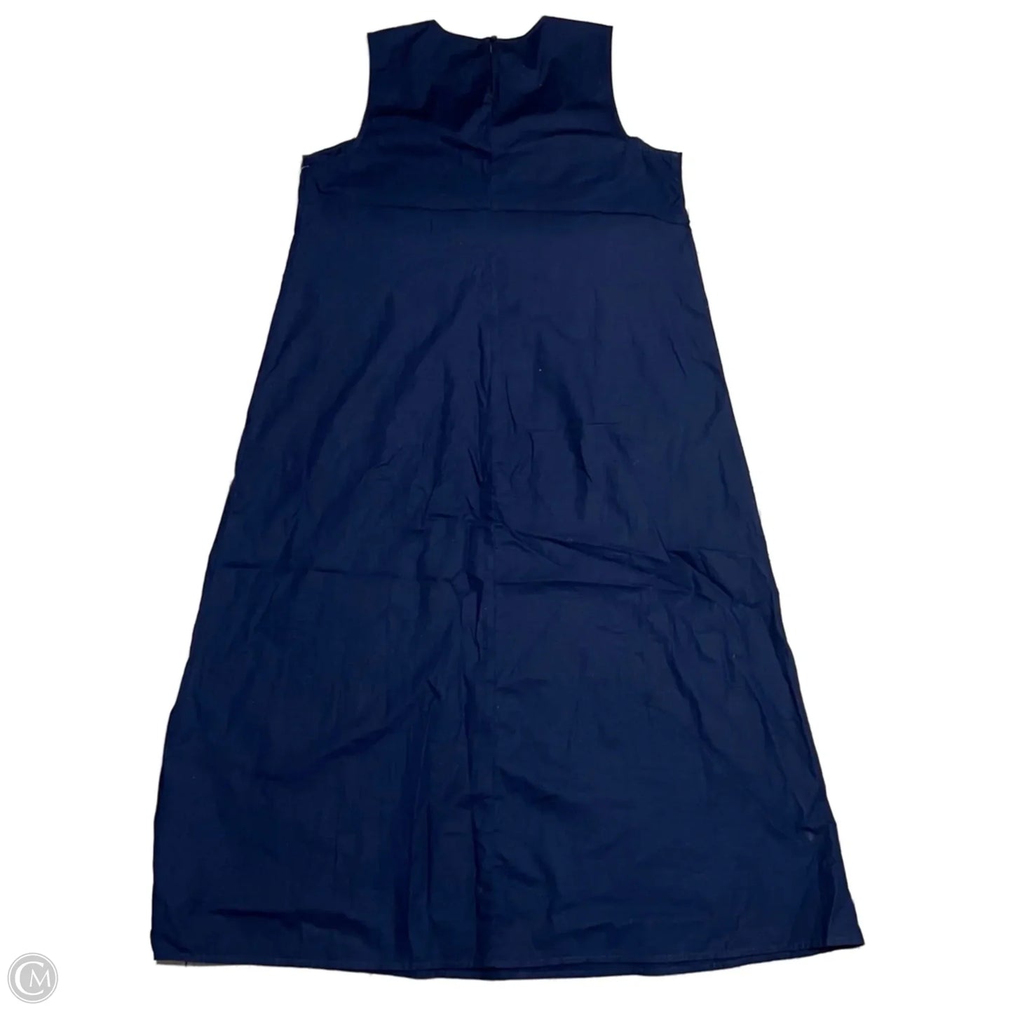 Dress Casual Maxi By Chicos In Navy, Size: L