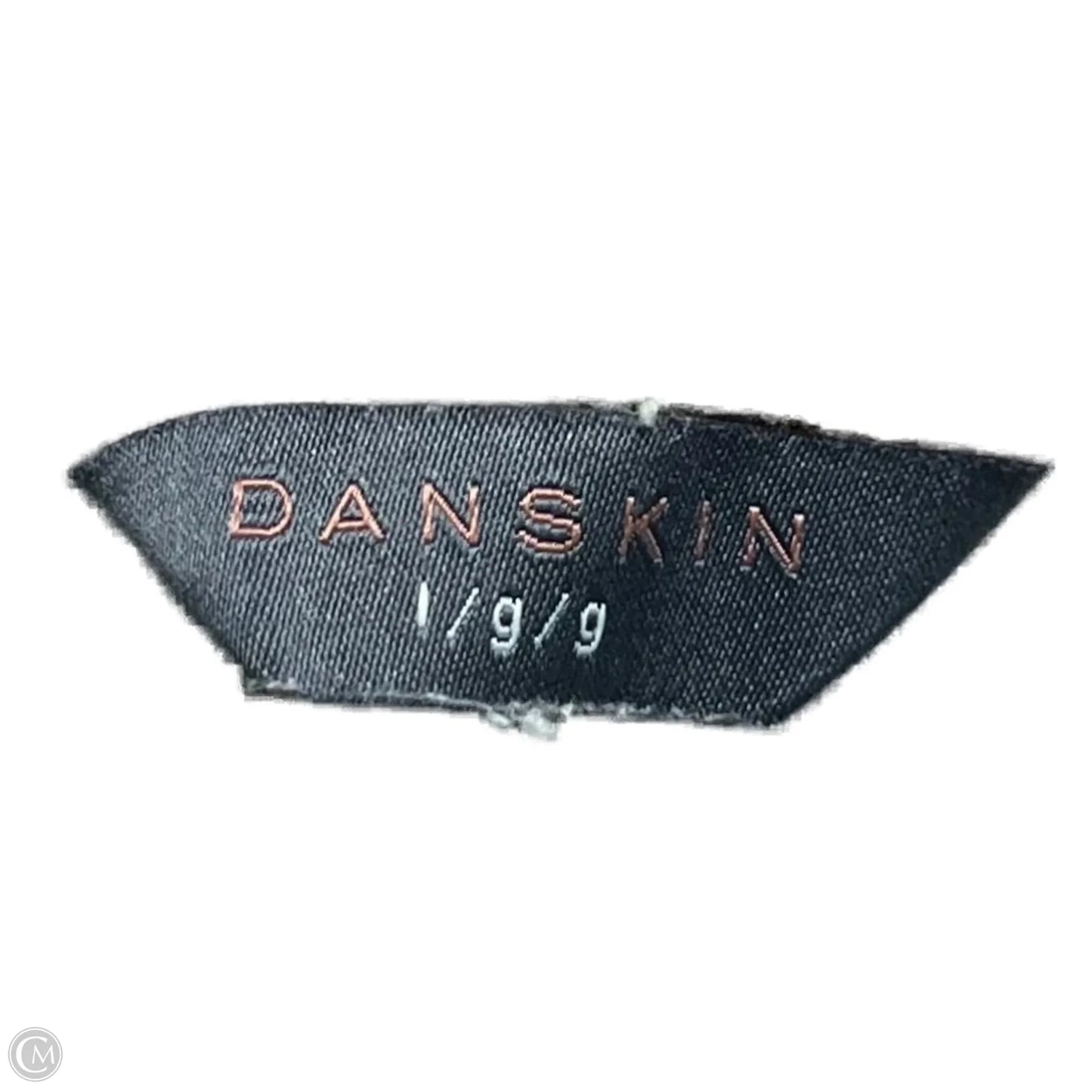 Athletic Top Long Sleeve Collar By Danskin In Tan, Size: L