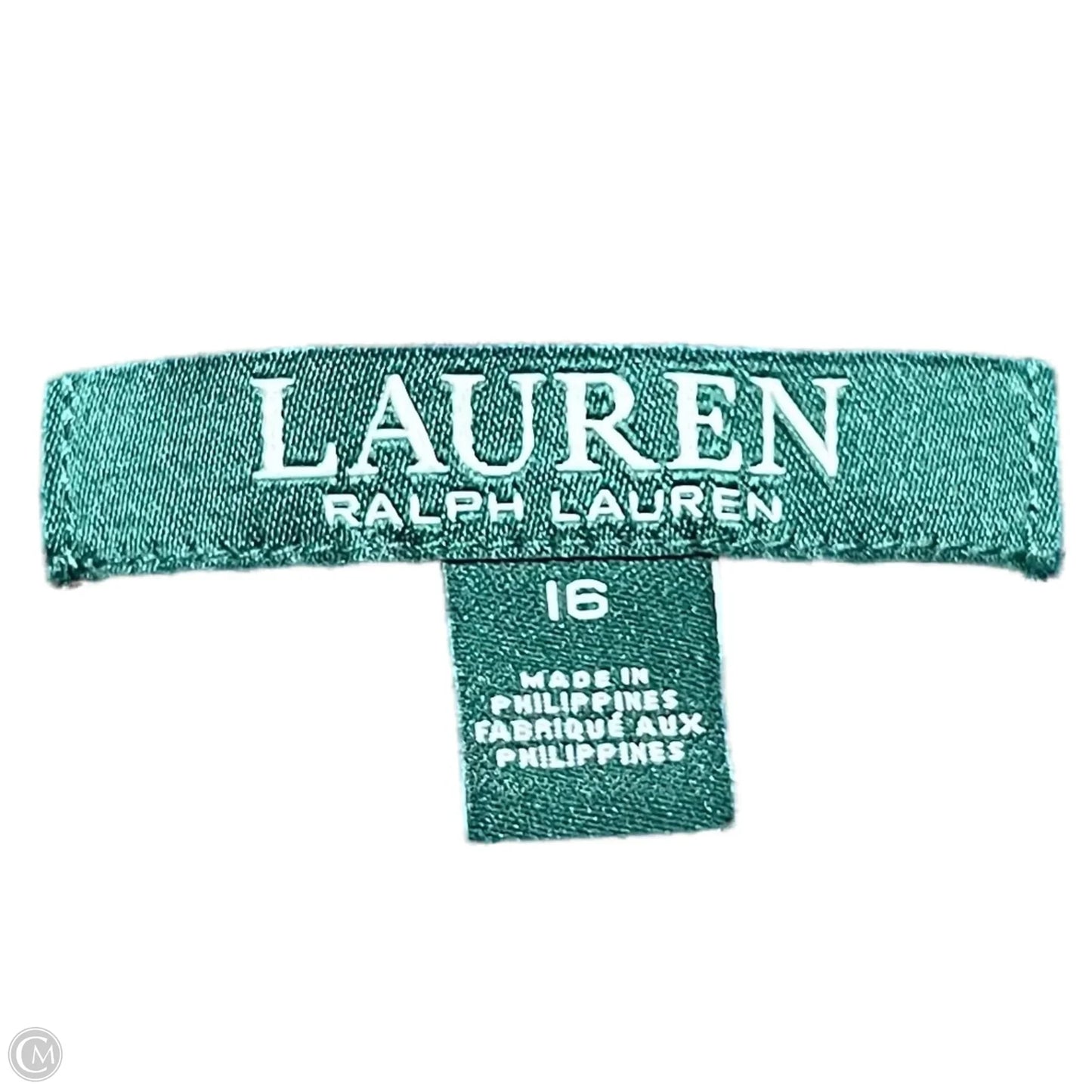 Dress Party Long By Lauren By Ralph Lauren In Blue, Size: Xl