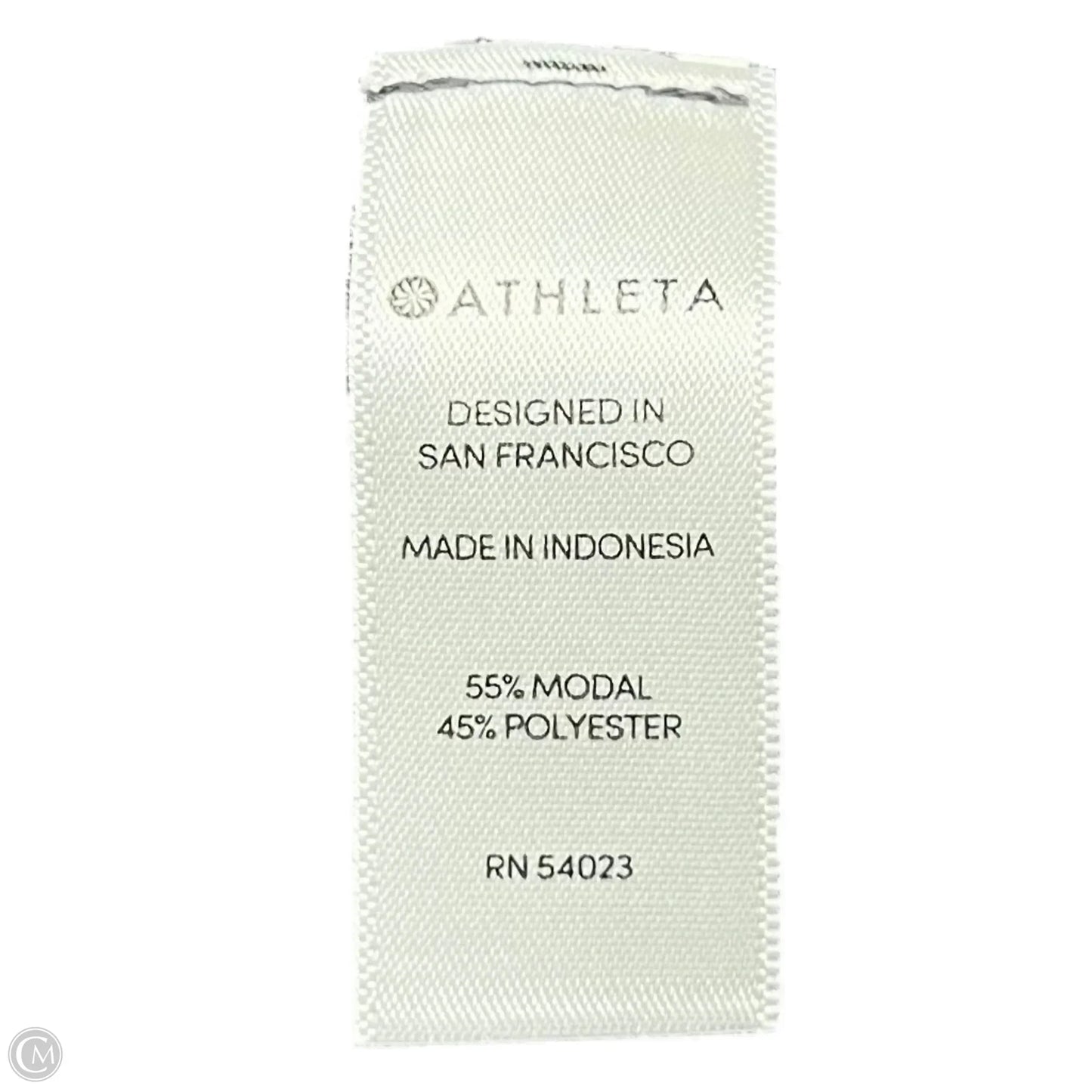 Athletic Top Short Sleeve By Athleta In Purple, Size: M