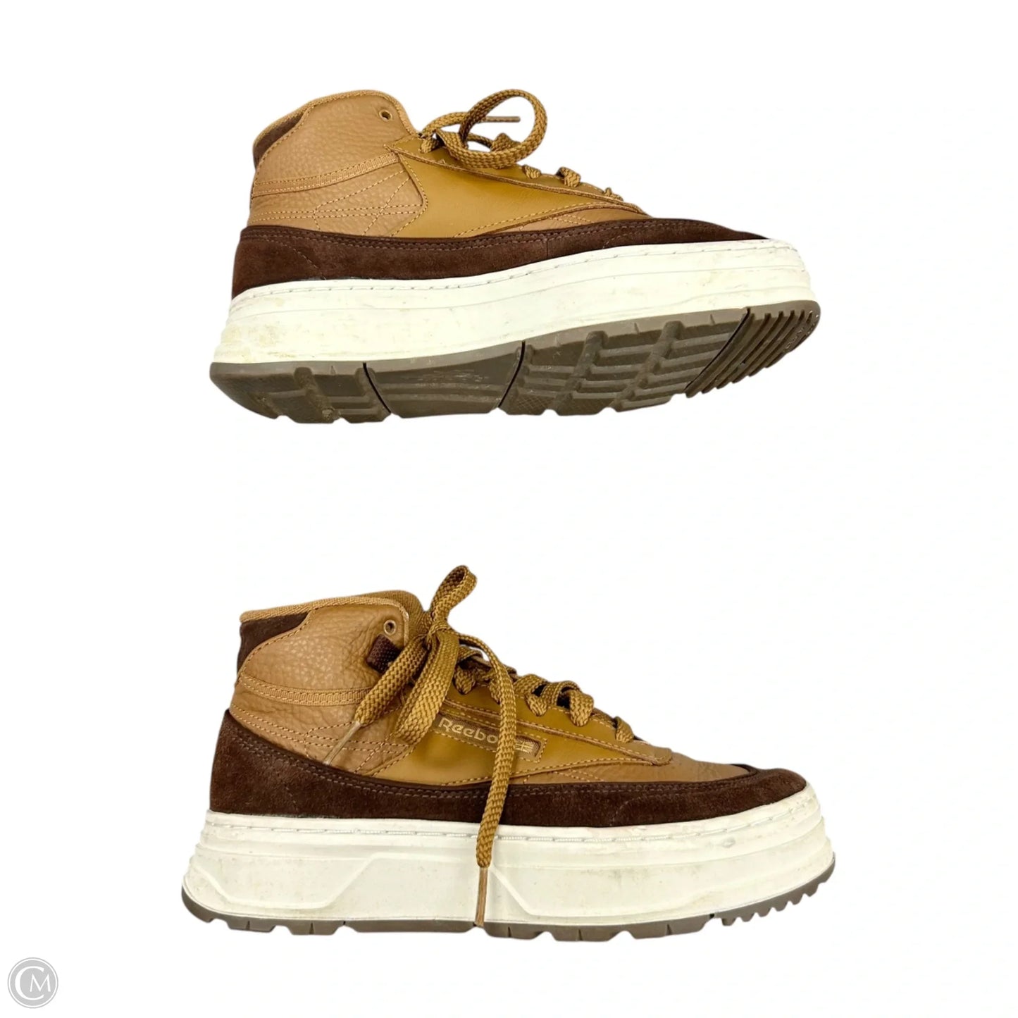 Shoes Sneakers By Reebok In Brown, Size: 8