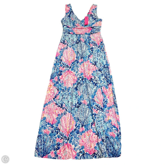 Dress Designer By Lilly Pulitzer In Blue, Size: L