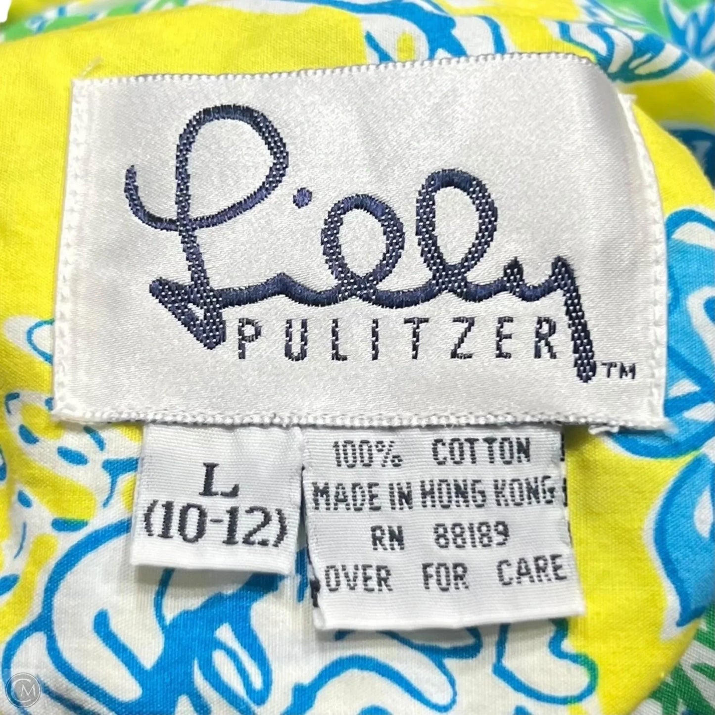 Top Sleeveless Designer By Lilly Pulitzer In Multi-colored, Size: L