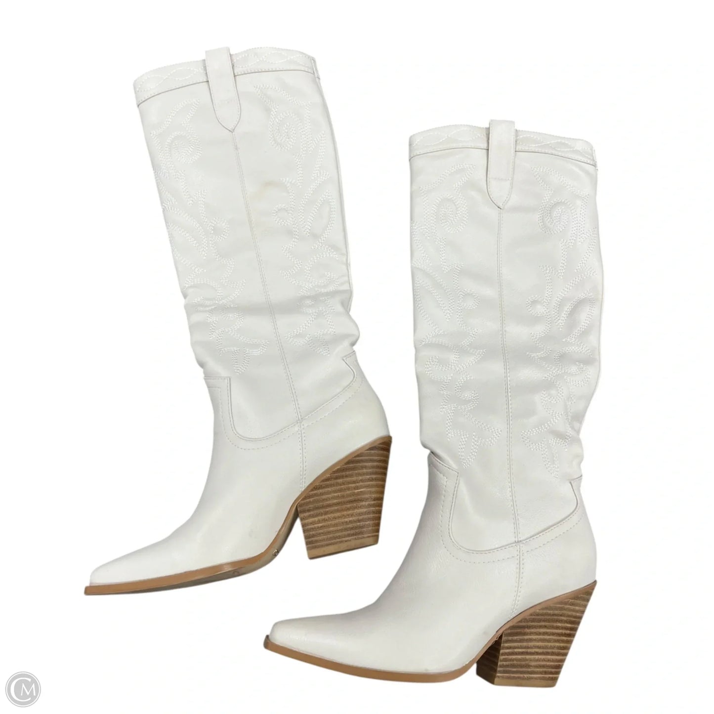 Boots Western By Billini In Cream, Size: 8