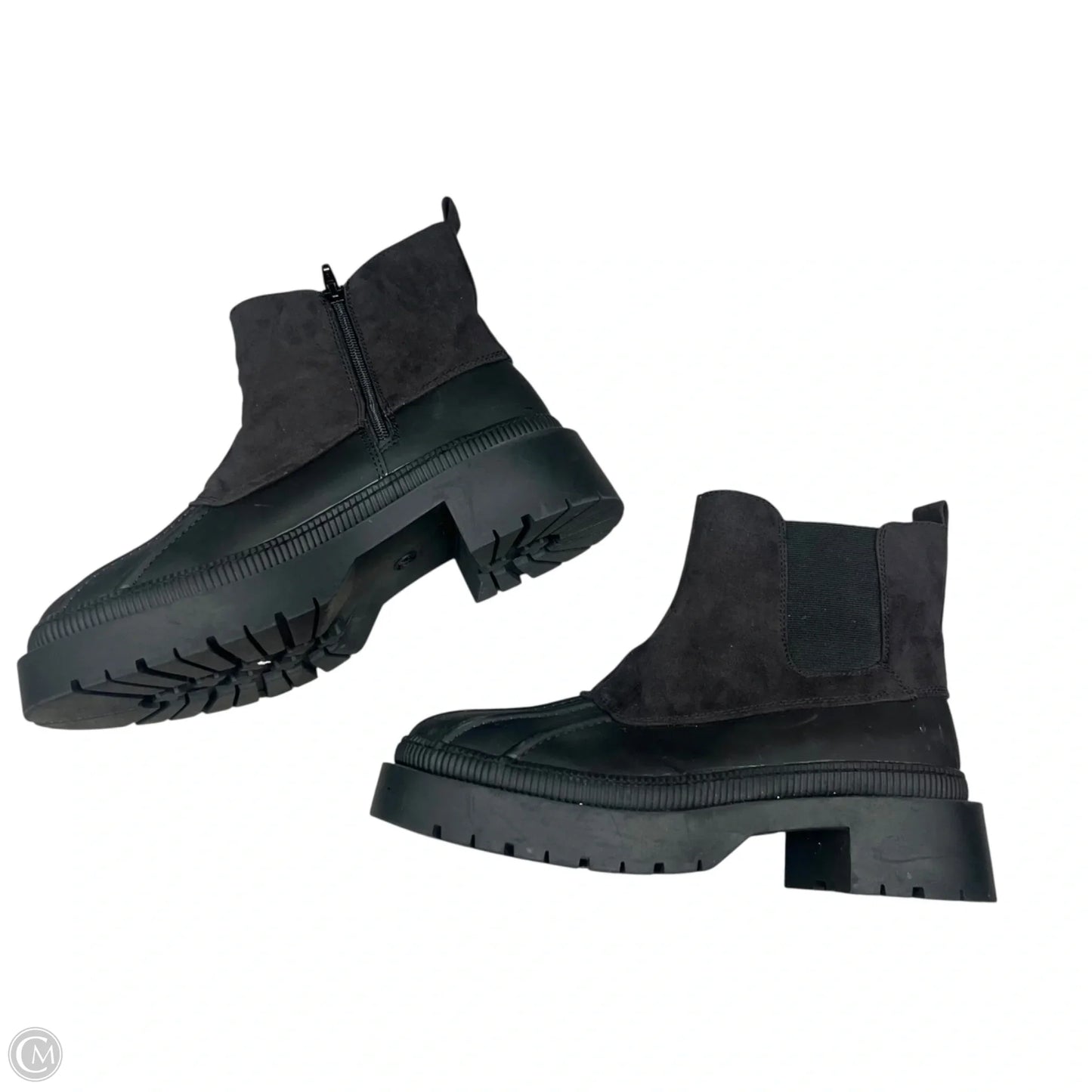 Boots Snow By Universal Thread In Black, Size: 9.5