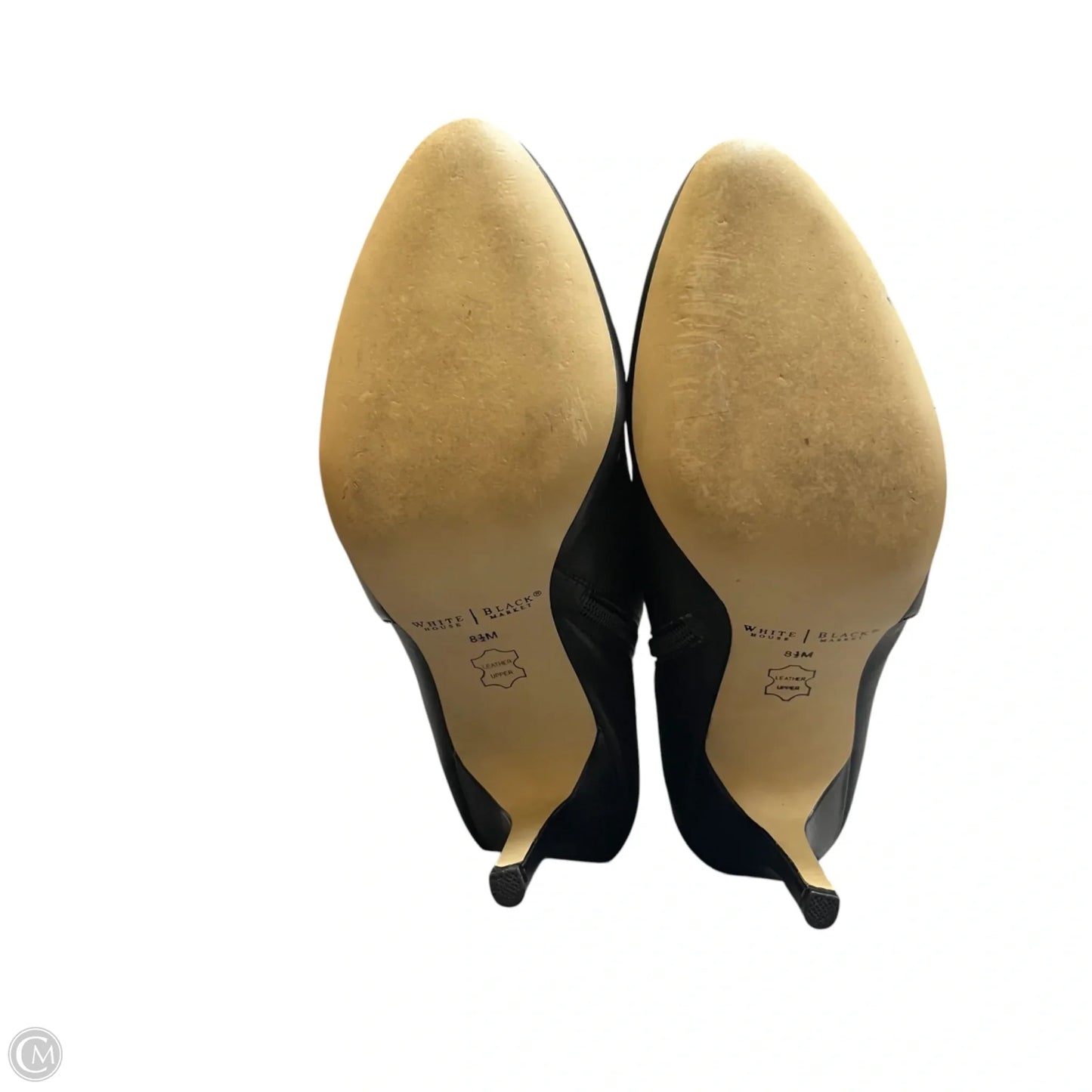Boots Ankle Heels By White House Black Market In Black, Size: 8.5