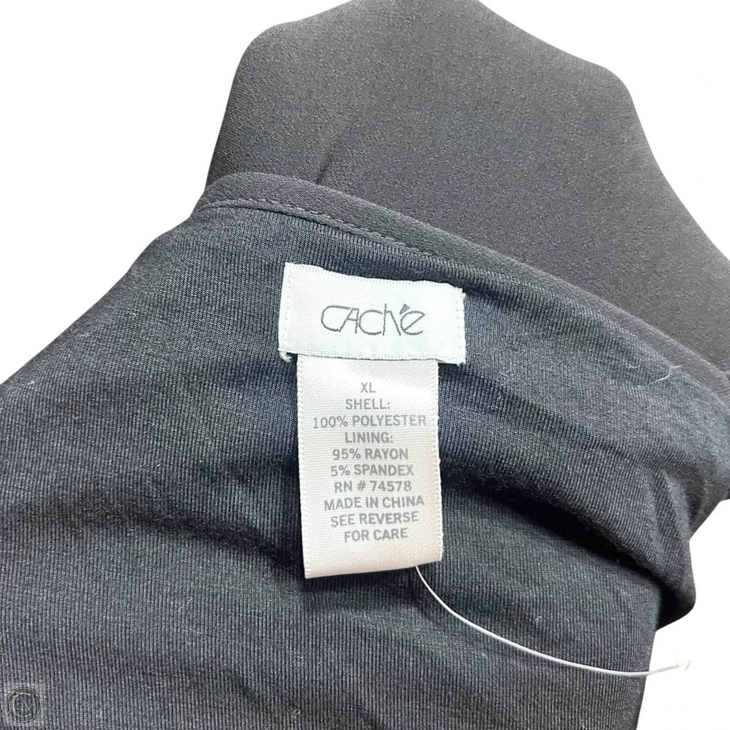 Dress Casual Maxi By Cache In Black, Size: Xl