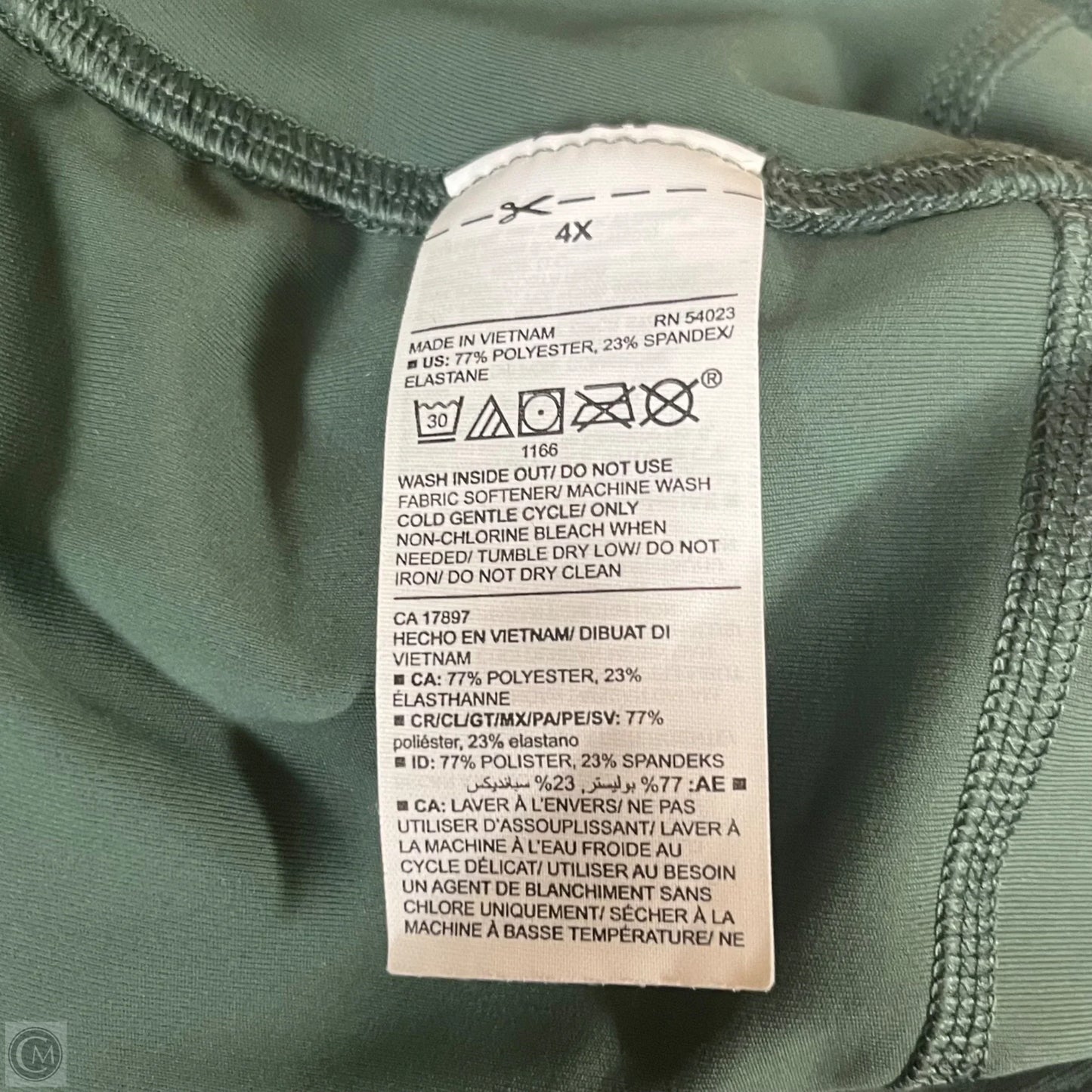 Athletic Pants By Old Navy In Green, Size: 4x