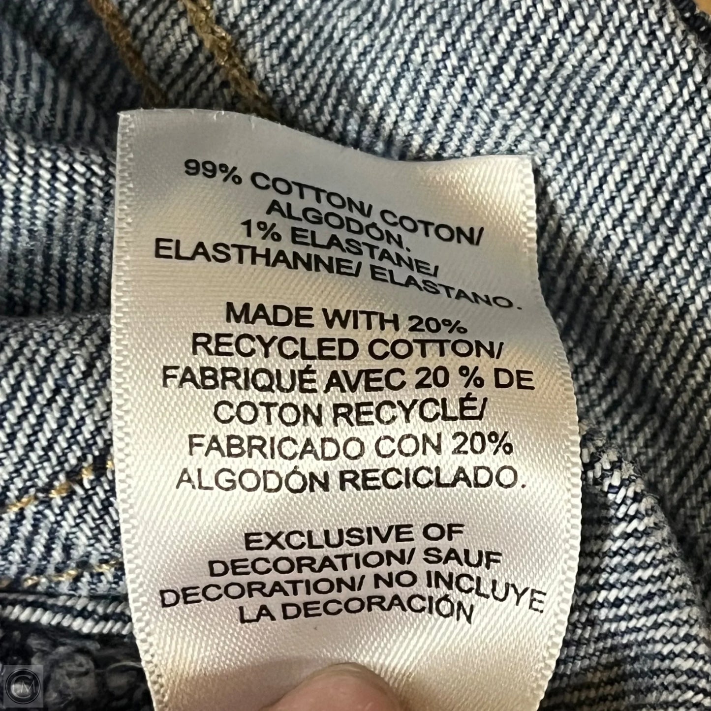 Jeans Straight By Lucky Brand In Blue Denim, Size: 6