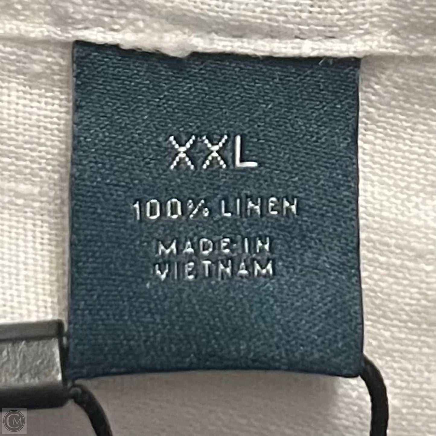 Top Long Sleeve Basic By Perry Ellis In White, Size: Xxl