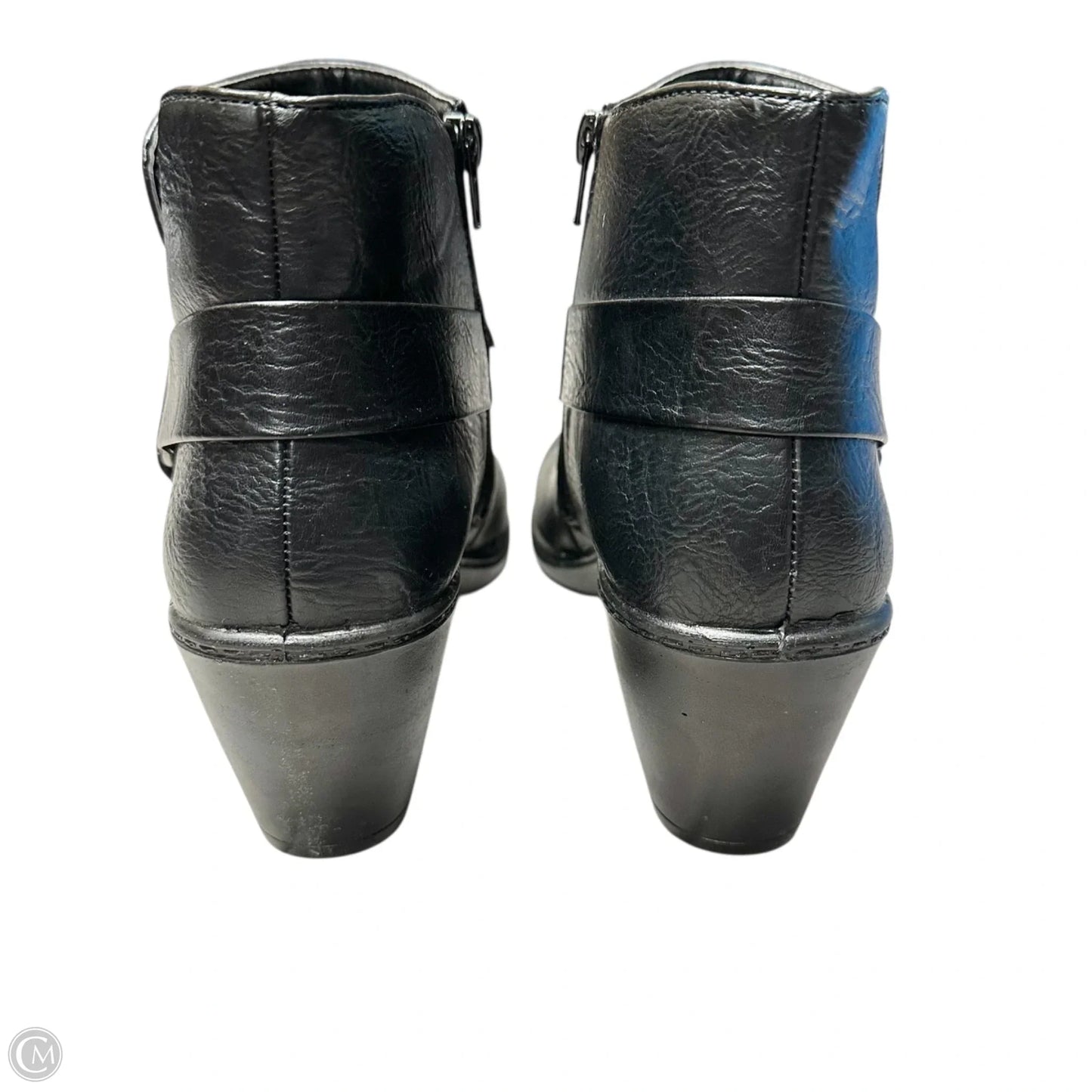 Boots Ankle Heels By Easy Street In Black, Size: 10