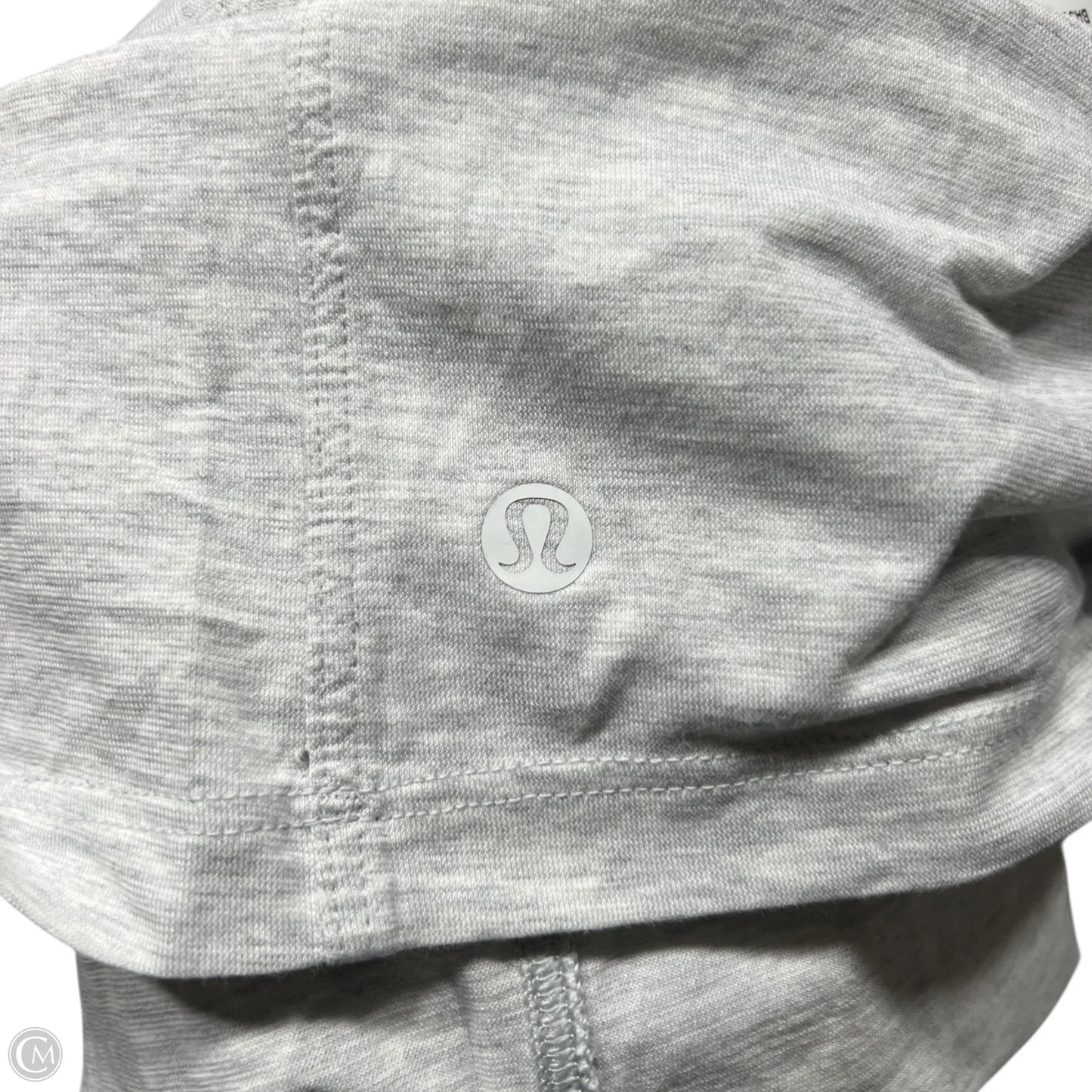 Top Long Sleeve Basic By Lululemon In Grey, Size: M