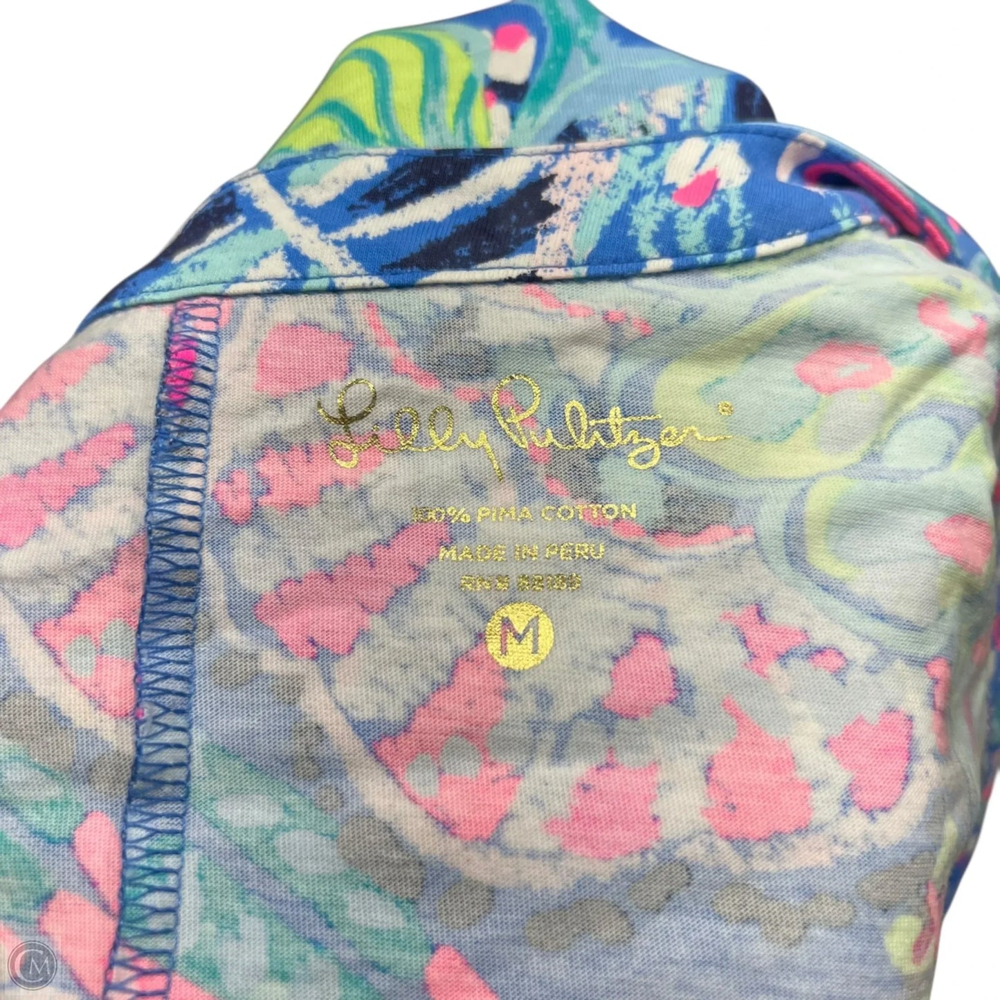 Dress Designer By Lilly Pulitzer In Blue & Pink, Size: M
