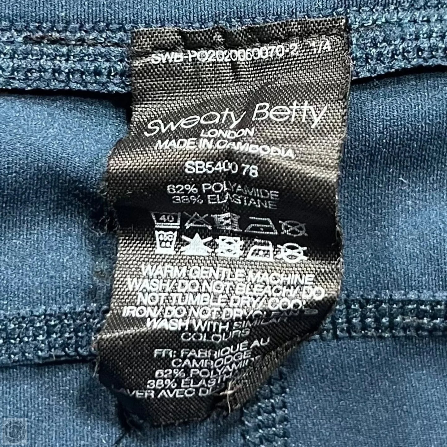 Athletic Leggings By Sweaty Betty In Blue, Size: S