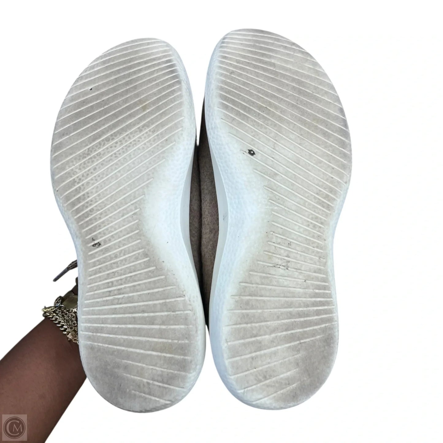 Shoes Sneakers By Allbirds In Brown & Cream, Size: 7
