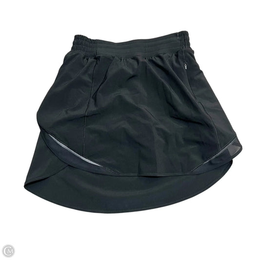 Athletic Skort By Lululemon In Black, Size: 4