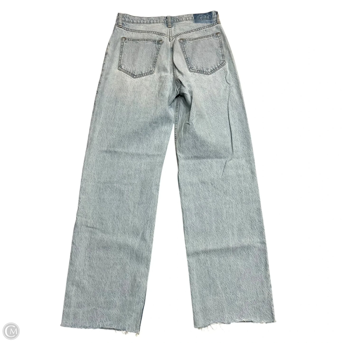 Jeans Wide Leg By Abercrombie And Fitch In Blue Denim, Size: 8