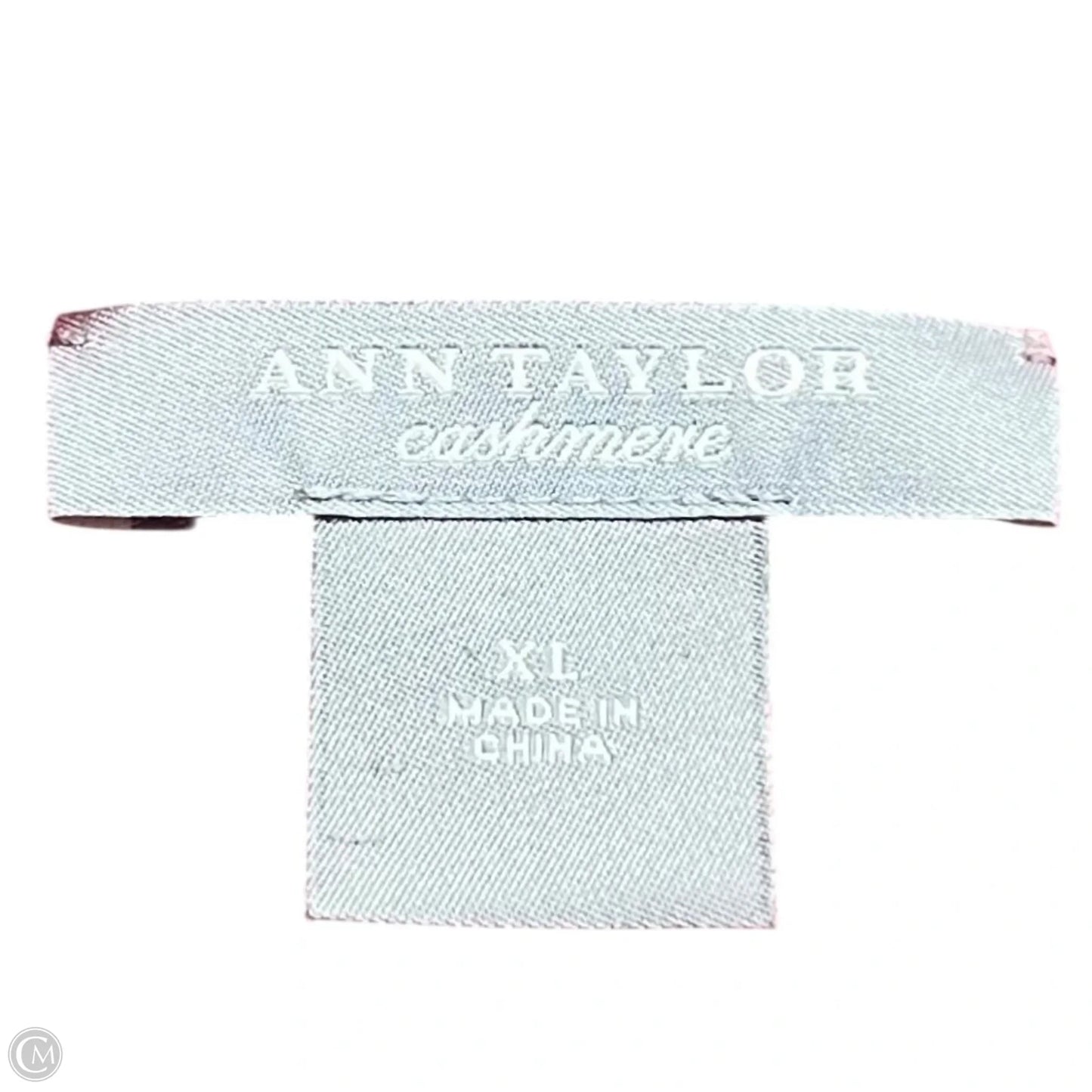 Sweater Cardigan Cashmere By Ann Taylor In Red, Size: Xl