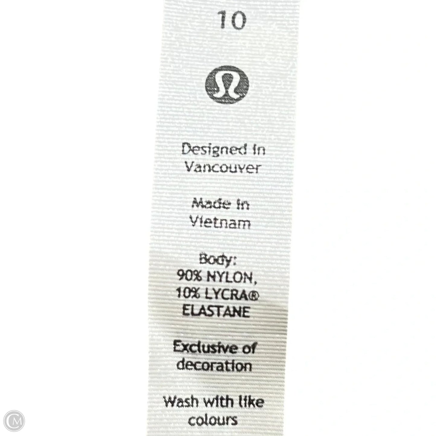 Athletic Top Long Sleeve Crewneck By Lululemon In Green, Size: M