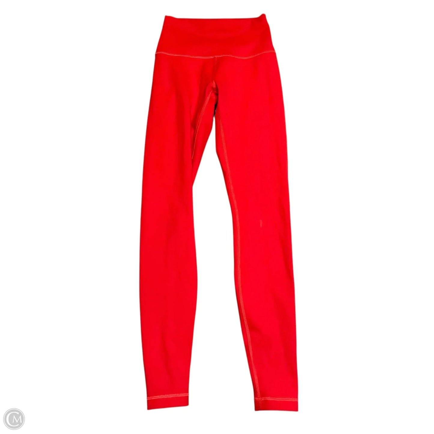 Athletic Leggings By Lululemon In Red, Size: S