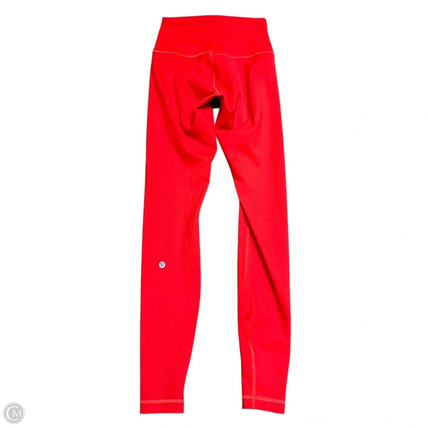 Athletic Leggings By Lululemon In Red, Size: S