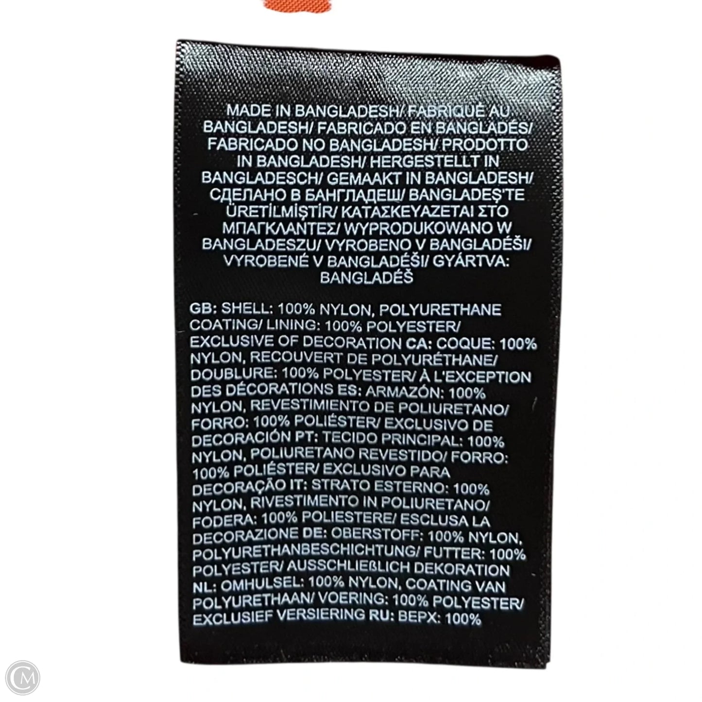 Jacket Windbreaker By The North Face In Orange, Size: M